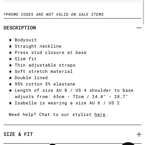 Princess Polly Bodysuit - Picture 3 of 9